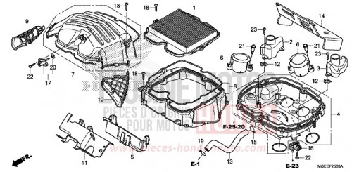 FILTRE A AIR VFR1200FDF de 2015